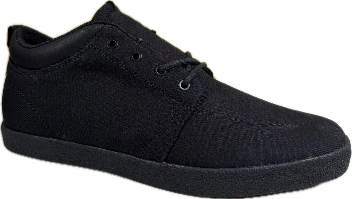 Globe Men's GS Chukka Casual Canvas Mid Boots Black Twill/Black