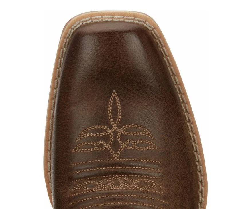 Justin Women's Jesse Square Toe Brown Western Country Boots GYP2937 RRP$369