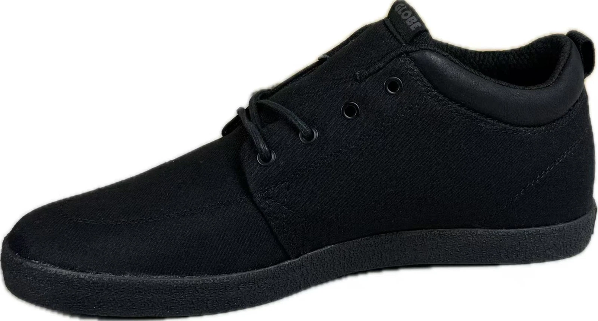 Globe Men's GS Chukka Casual Canvas Mid Boots Black Twill/Black