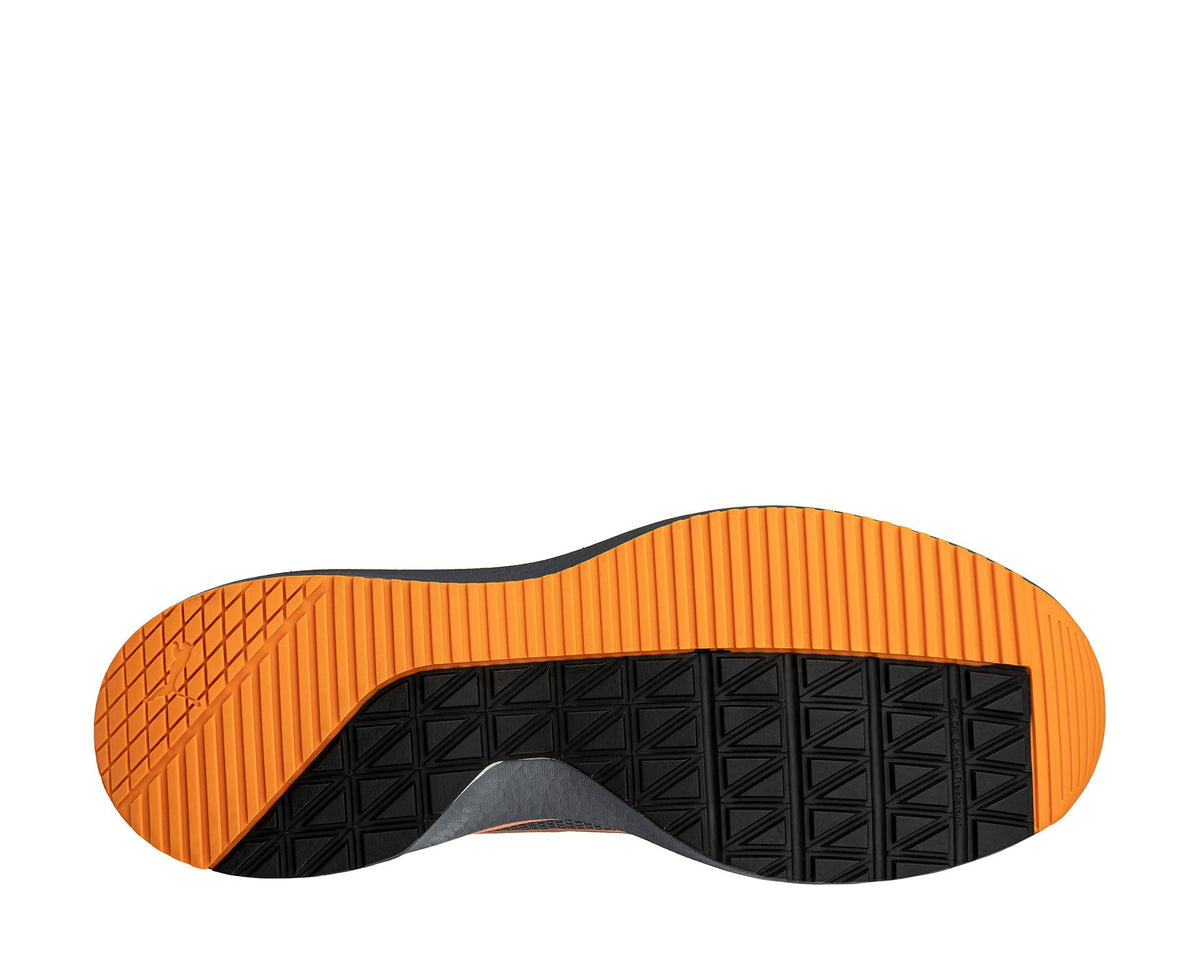 PUMA Safety Slide Low grey orange outsole