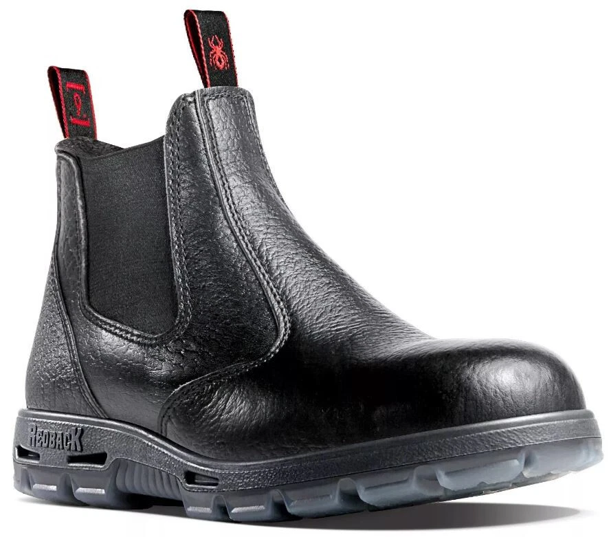 Redback USBBL Bobcat Safety Toe Work Boots –Black UK Sizing