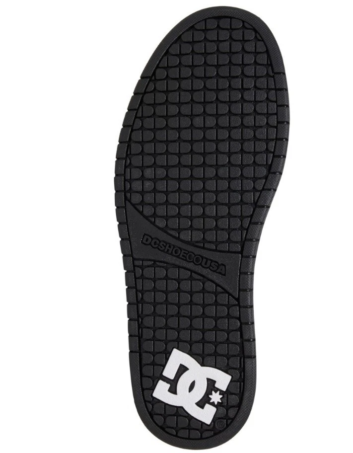 DC Shoes Men's Court Graffik Skateboarding Sneaker Low Black/White 100539