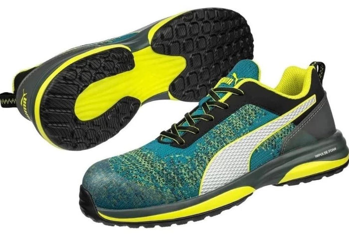 PUMA Unisex Charge Low Safety Toe ESD Work Safety Athletic Shoe Sneaker