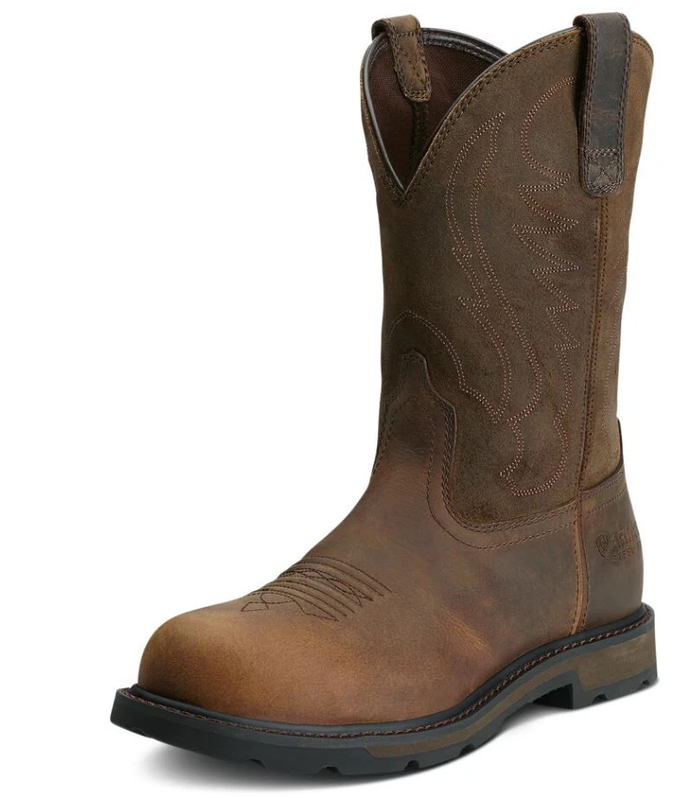 Ariat Mens Groundbreaker Soft Toe Western Boots 10014238 Brown