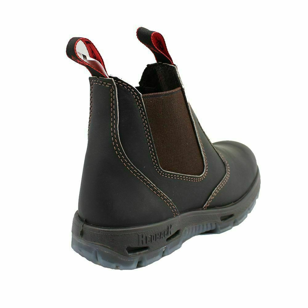 Redback UBOK Bobcat Soft Toe Work Safety Boots – Dark Brown UK Sizing