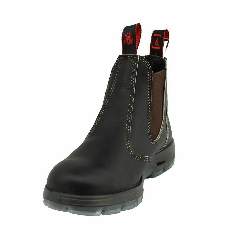 Redback UBOK Bobcat Soft Toe Work Safety Boots – Dark Brown UK Sizing