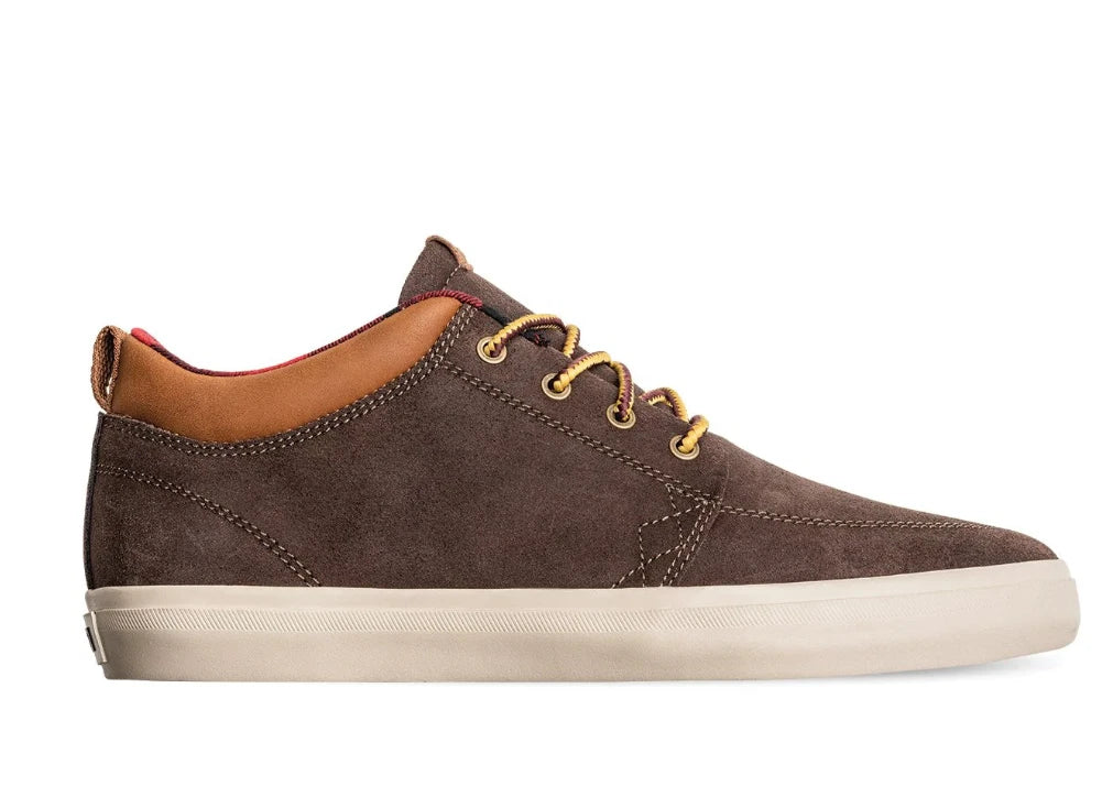 Globe GS Chukka Skate Shoes Mens Low Top Lace Up Round Toe(Dark Brown/Plaid) - Photo 1