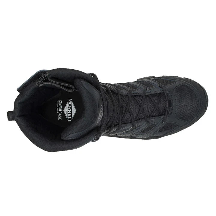 Merrell Men's J003907 Moab 3 Tactical Waterproof 8" Side-Zip Work Boots Black - Photo 4