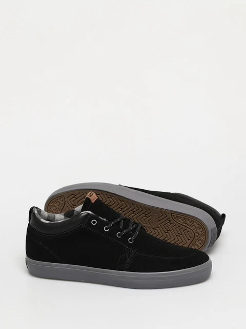 Globe GS Chukka Shoes Suede Low Top Lace Up Round Toe Black Charcoal Plaid - Photo 7