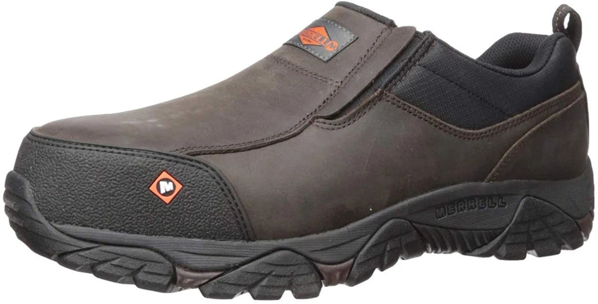 MERRELL Men's Moab Rover Moc Comp Toe Espresso Work Shoe  J45327--- US Size 12W - Photo 2