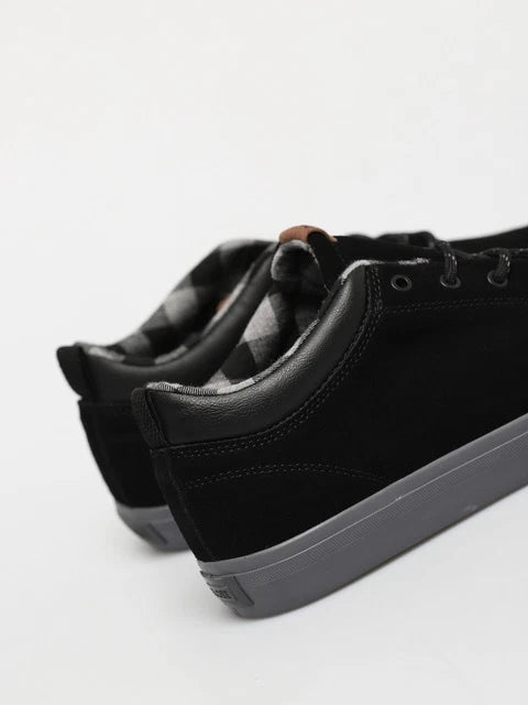 Globe GS Chukka Shoes Suede Low Top Lace Up Round Toe Black Charcoal Plaid - Photo 9