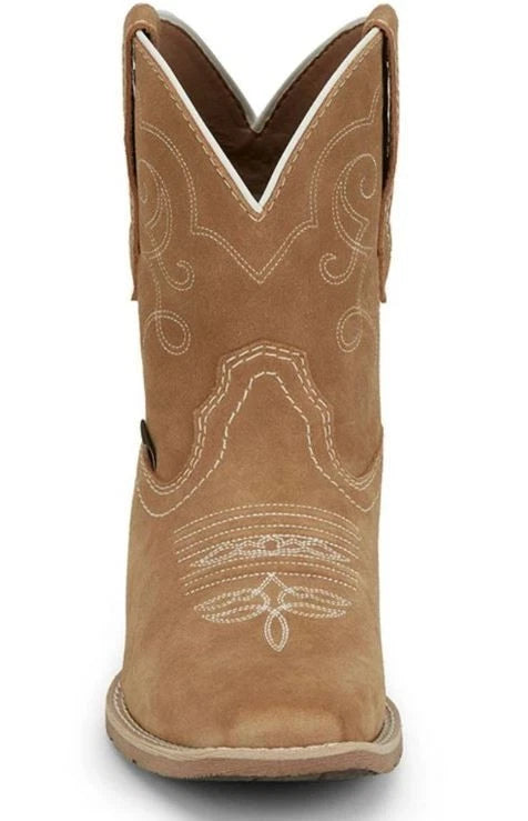 Justin  Women?? San Jose Western Suede Boots Squrare Toe MJ2102 - Photo 5