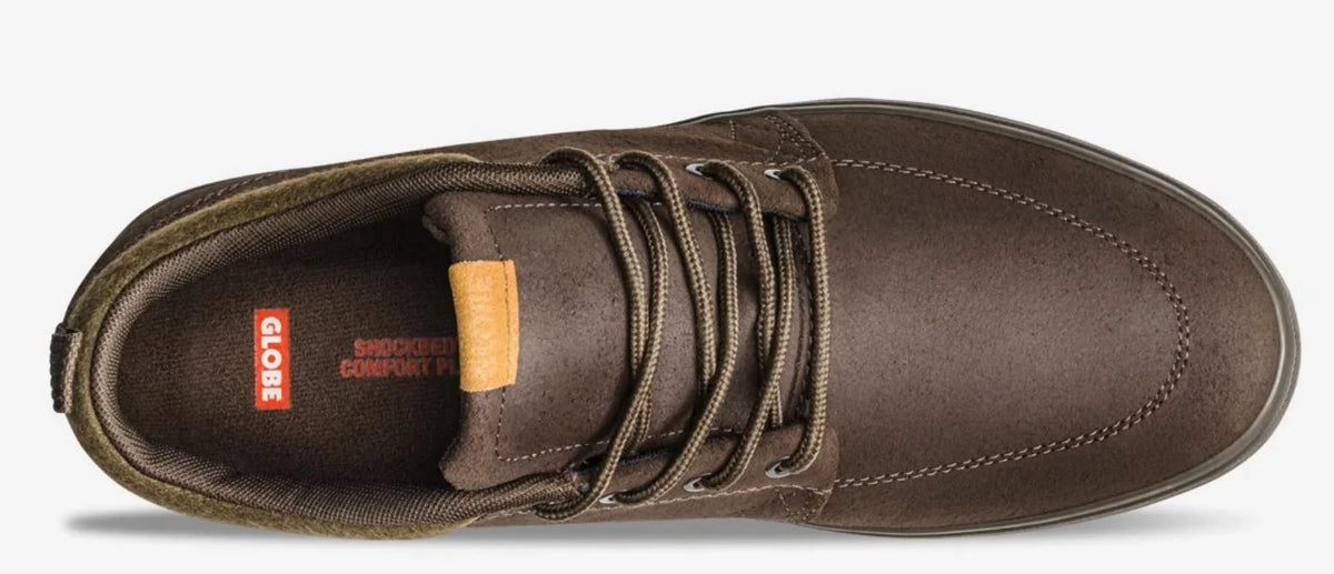 Globe Men's GS Chukka Skate Shoes Low Top Lace Up Round Toe Dark  Brown/ Gum - Photo 2
