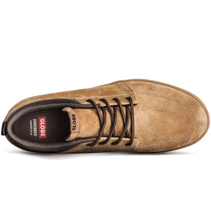 Globe Men's GS Chukka Skate Shoes Low Top Lace Up Round Toe Dark Tan Crepe - Photo 3