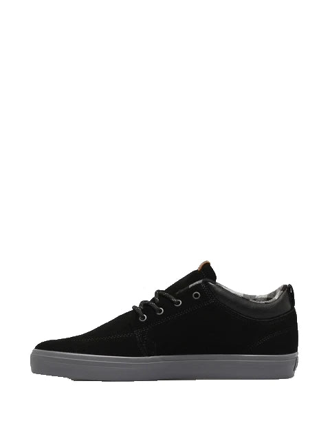 Globe GS Chukka Shoes Suede Low Top Lace Up Round Toe Black Charcoal Plaid - Photo 3