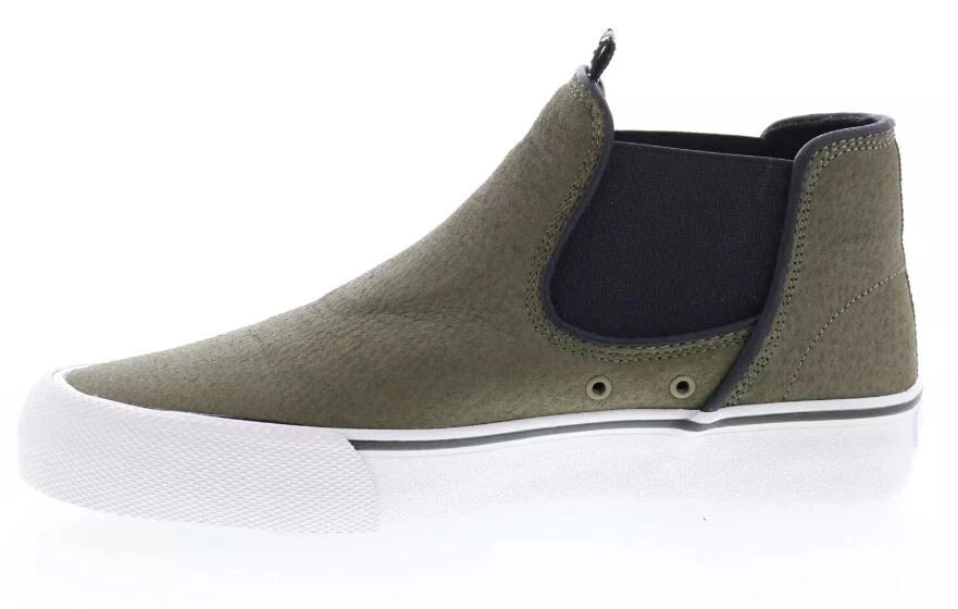 Globe Men's Dover Leather Elastic Side Casual Boots Olive/Gillette - Photo 3