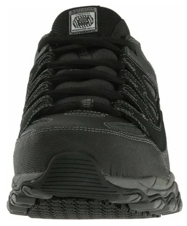Skechers Men's Holdredge Steel Toe Slip Resistant Safety Work Shoes 77110 - Photo 3