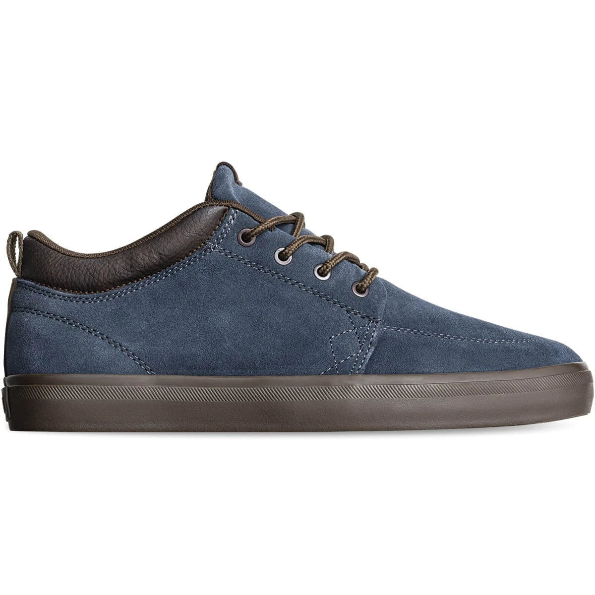 Globe GS Chukka Shoes  Low Top Comfort Lace Up Round Toe Dark Navy Gum Suede - Photo 1