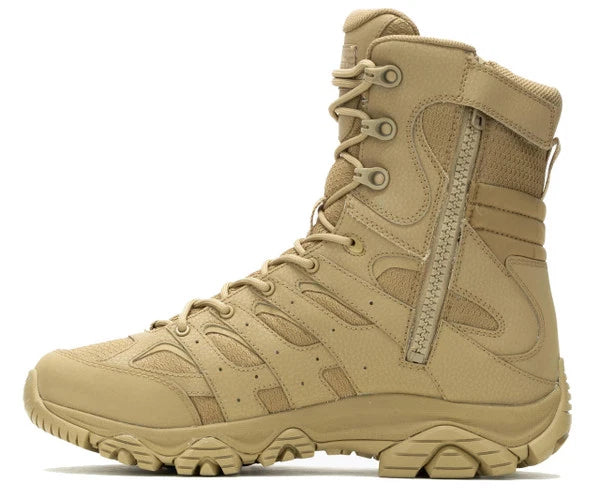 Merrell Men's J004107 Coyote MOAB 3 8" Tactical Zip Waterproof Work Boot - Photo 3