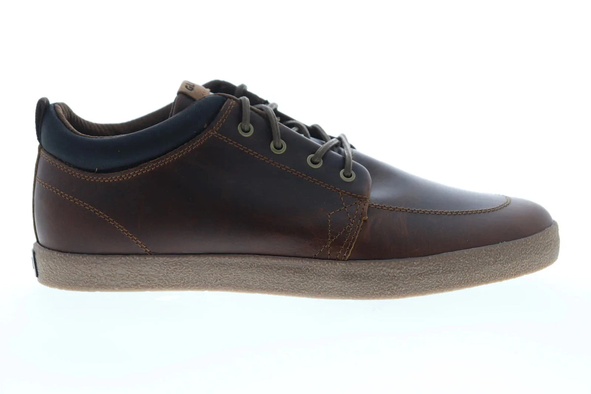 Globe GS Chukka GBGSCHUKKA Mens Lace Up Skate Sneakers Shoes Brown Leather Crepe - Photo 2