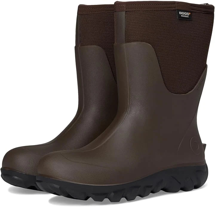 Bogs Men's Seamless Waterproof  Mid Winter Snow Work Boots Brown 73342-200 - Photo 2