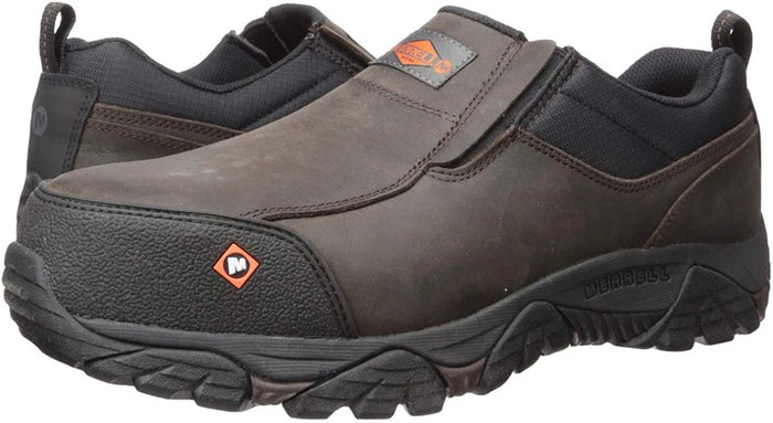 MERRELL Men's Moab Rover Moc Comp Toe Espresso Work Shoe  J45327--- US Size 12W - Photo 1
