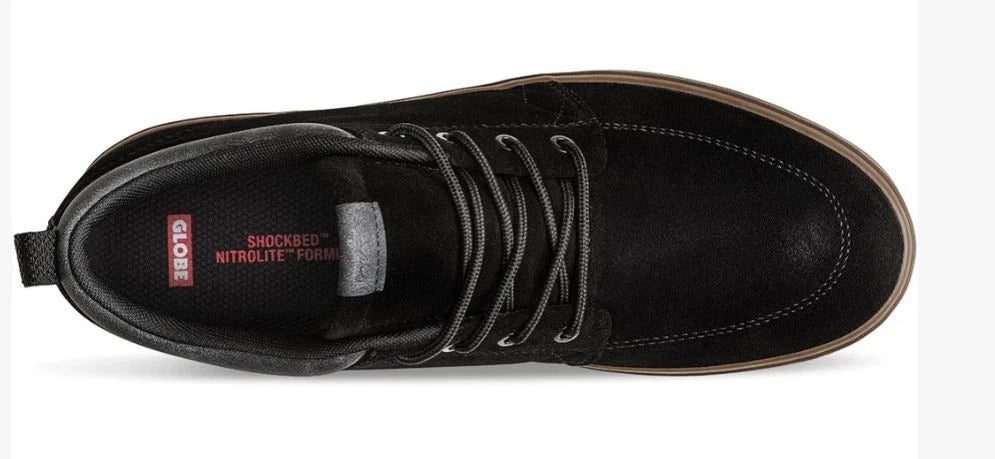 Globe GS Chukka Men's Skate Shoes Low Top Lace Up Black Grey/Tobacco) - Photo 2