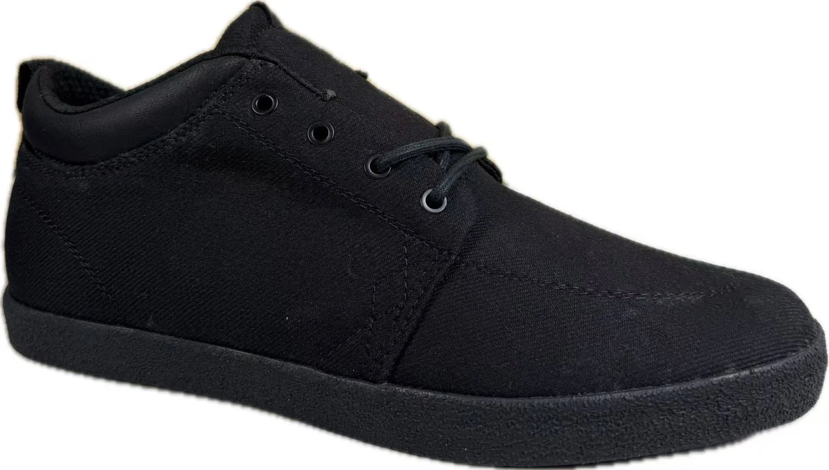 Globe Men's GS Chukka Casual Canvas Mid Boots Black Twill/Black - Photo 1