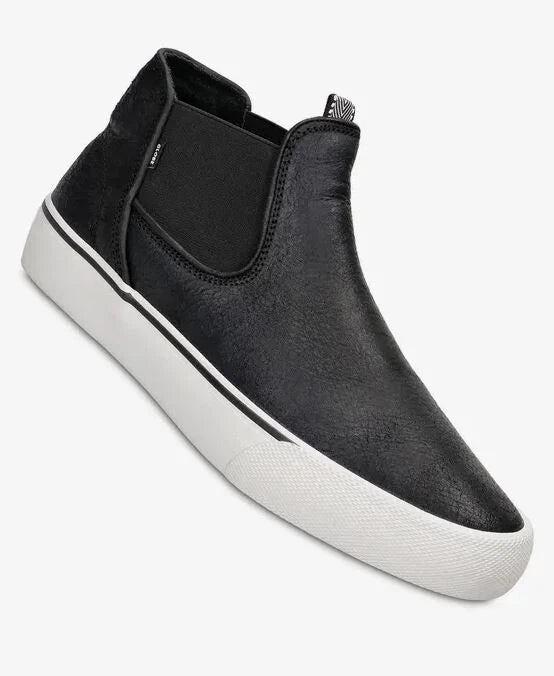 Globe Men's Dover Leather Elastic Side Casual Boots Black Distress/Gilette - Photo 1