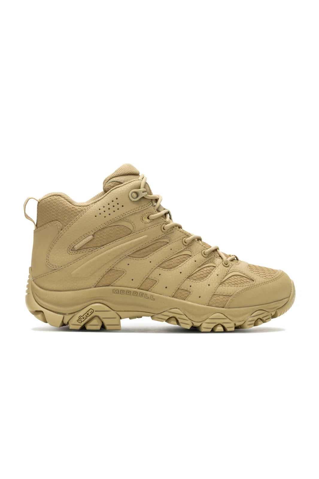 Merrell Tactical Men's Moab 3 Coyote Mid Waterproof Boots J004111 Dark Coyote - Photo 3