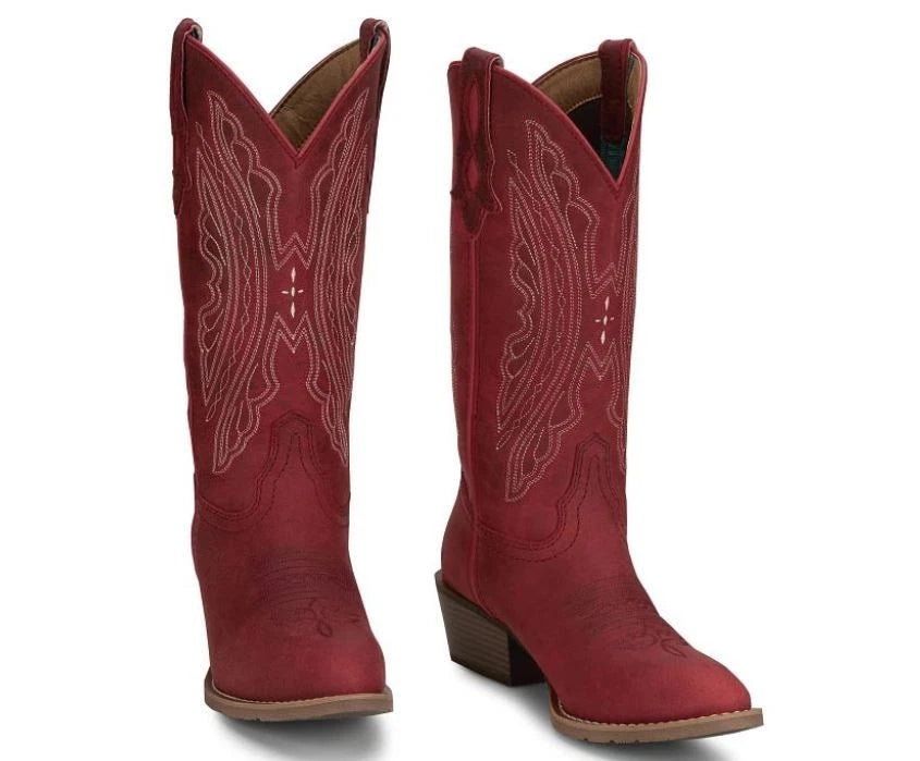 Justin  Women??  Renic Classic Red 12" Western Boots GY2870 - Photo 2