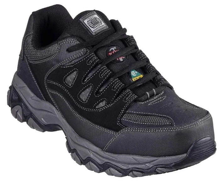 Skechers Men's Holdredge Steel Toe Slip Resistant Safety Work Shoes 77110 - Photo 1