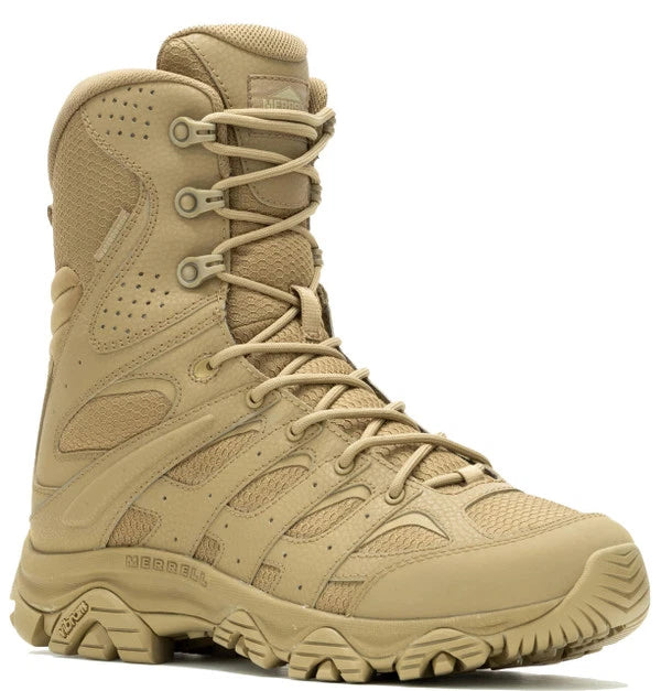 Merrell Men's J004107 Coyote MOAB 3 8" Tactical Zip Waterproof Work Boot - Photo 1