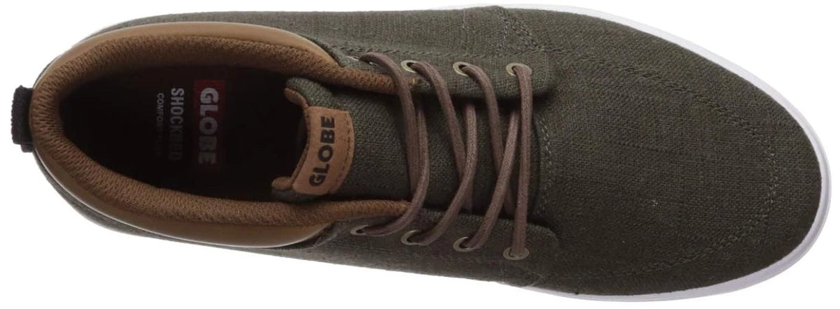 Globe GS Chukka Skate Shoes Mens Low Top Lace Up Round Toe Olive Hemp - Photo 4