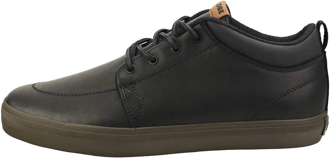 Globe Unisex GS Chukka Skateboard Shoes Logo Low Top Lace Up Black Leather Choc - Photo 5