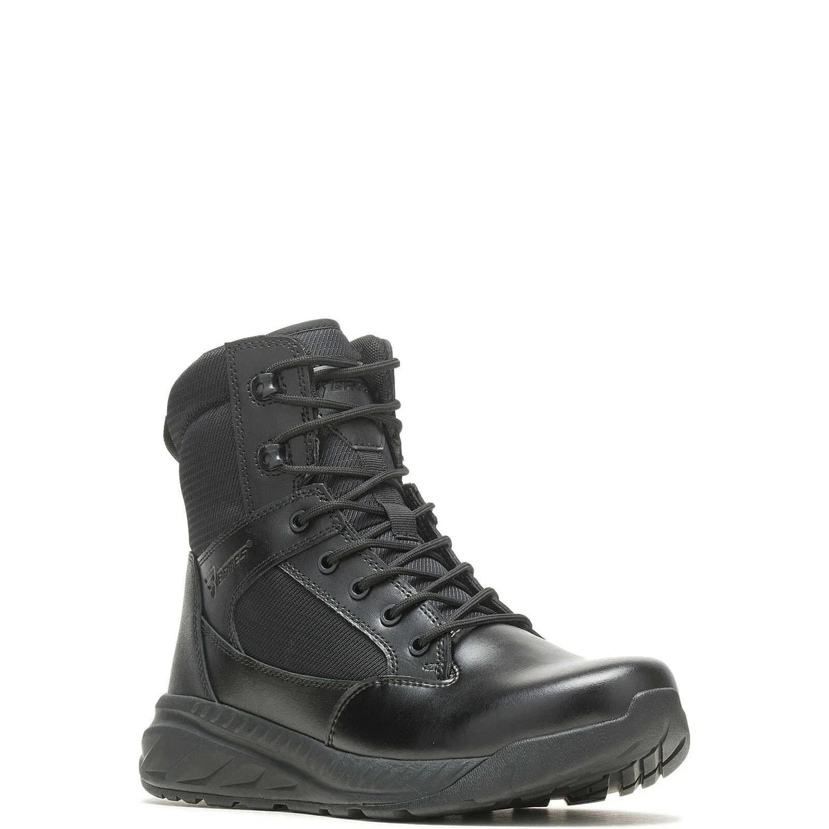 Bates Men's Opspeed Black Leather Soft Toe Side Zip Tactical Police Boots E08888 - Photo 5