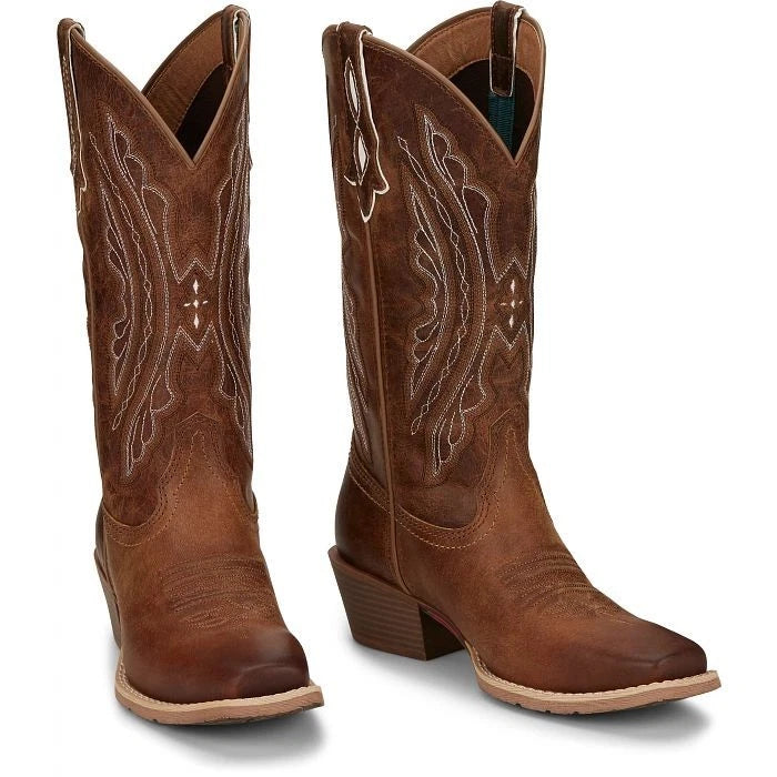 Justin  Women?? Rein 12 Inch Western Leather Boots Squrare Toe L2962 - Photo 4