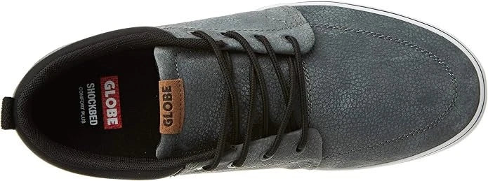Globe GS Chukka Men's Skate Shoes Low Top Lace Up  (Charcoal/Black/White) - Photo 4