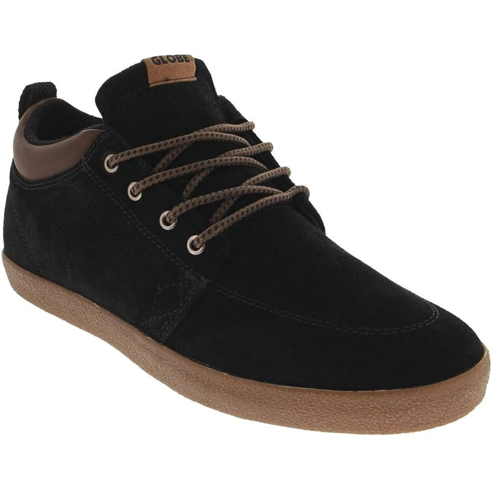 Globe GS Chukka Men's Skate Shoes Low Top Lace Up  (Black Suede/Tobacco) - Photo 1