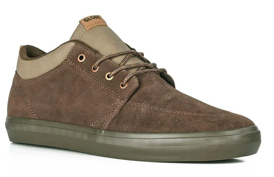 Globe Men's GS Chukka Skate Shoes Low Top Lace Up Round Toe Dark Oak/ Dark Gum - Photo 1