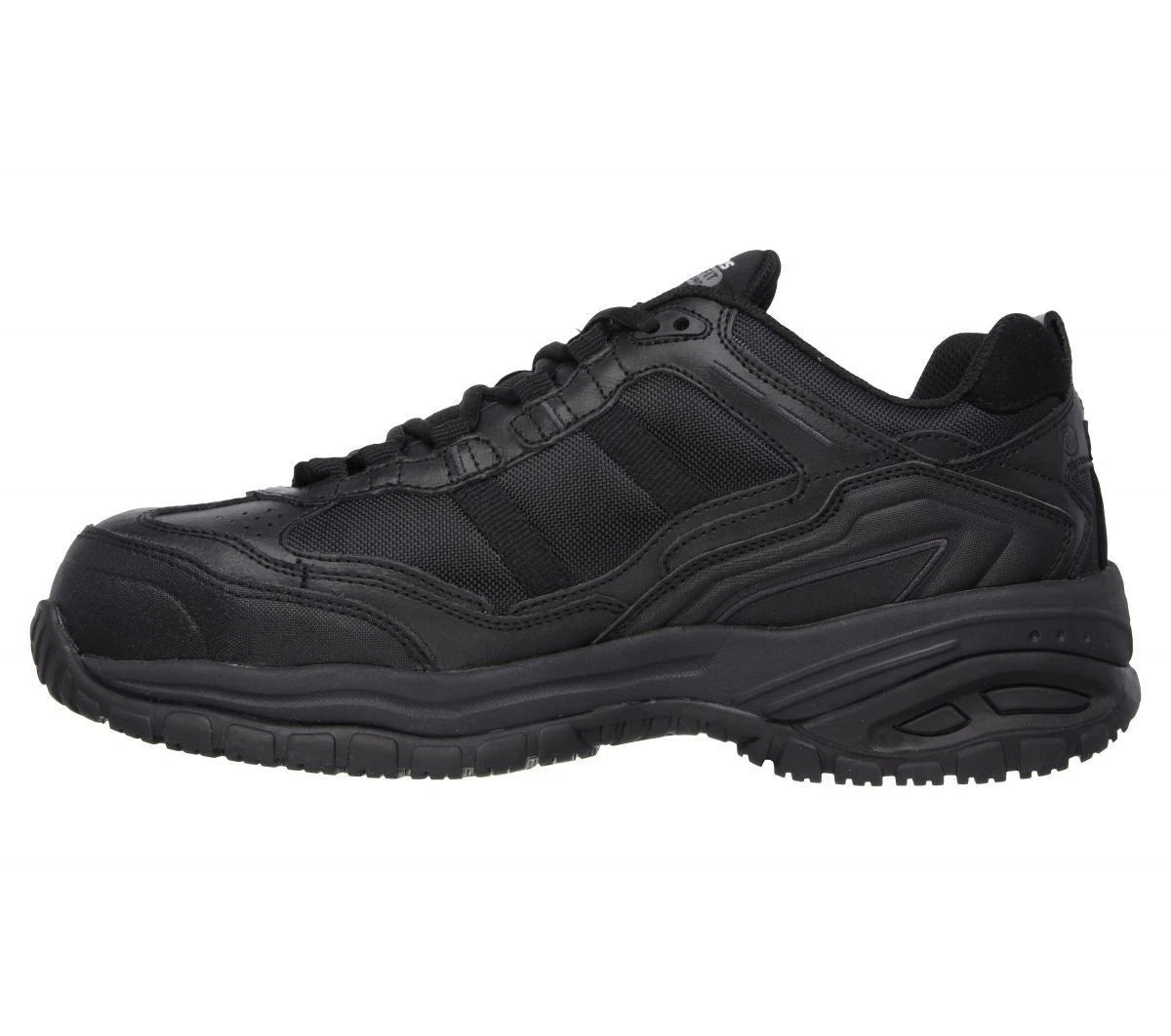 Skechers Men's 77013 Work Relaxed Fit Black Composite Toe Safety Work Shoe - Photo 4
