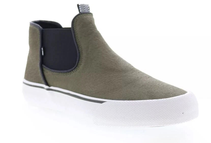 Globe Men's Dover Leather Elastic Side Casual Boots Olive/Gillette - Photo 1