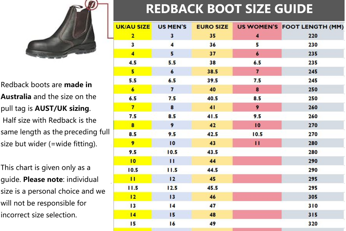 Redback UNPU Bobcat Soft Toe Work Boots –Brown UK Sizing