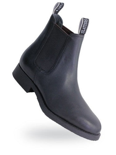 Slatters Arizona Black II elastic-side boot